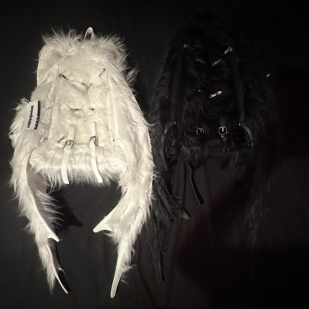 haveyoudiedbefore white nightcrawler “bat” backpack